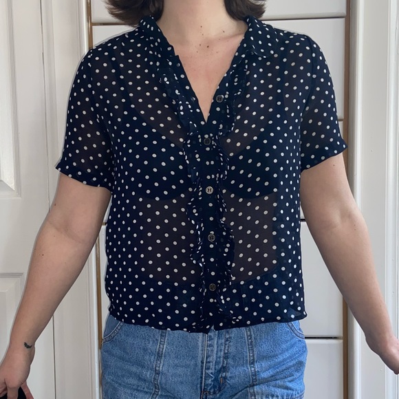 Polka dot blouse - Picture 2 of 3